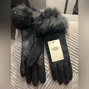 UGG Black Faux Fur Accessory